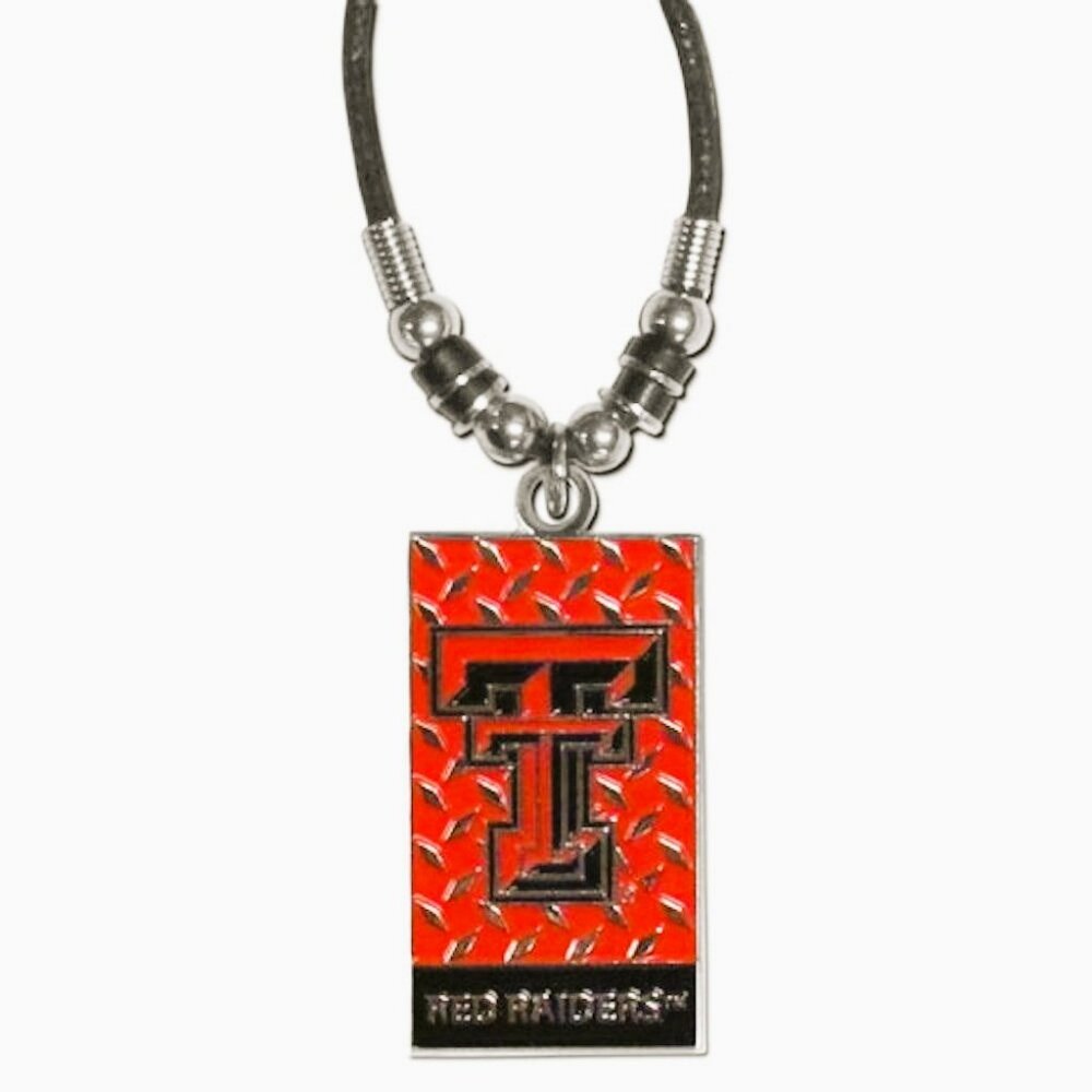 TEXAS TECH RAIDERS‎ DIAMOND PLATED NECKLACE 18" NEW